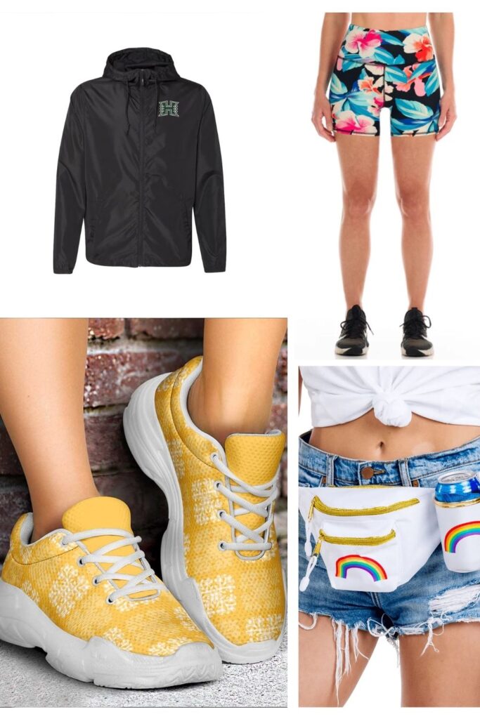 Colorful Hawaii City Walk Look
