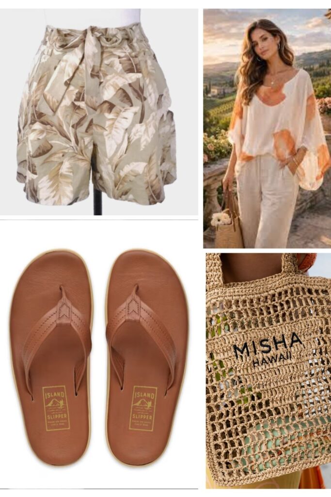 Summer Shorts and Blouse Combo
