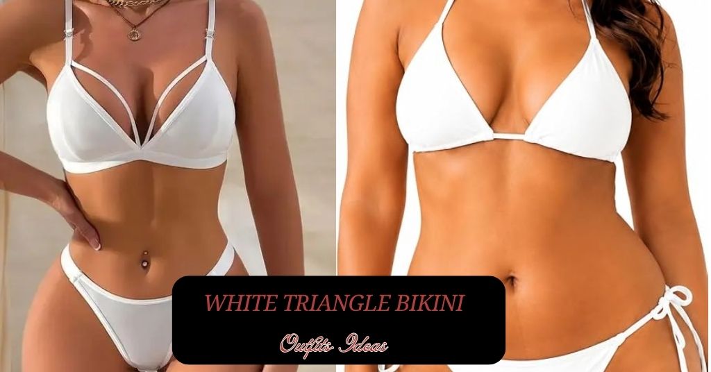 White Triangle Bikini