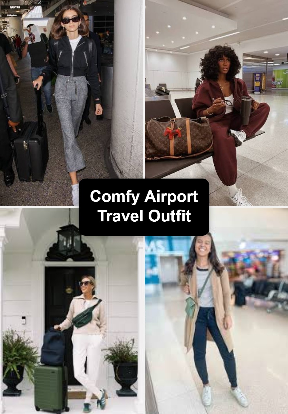 Comfy Airport Travel Outfit
