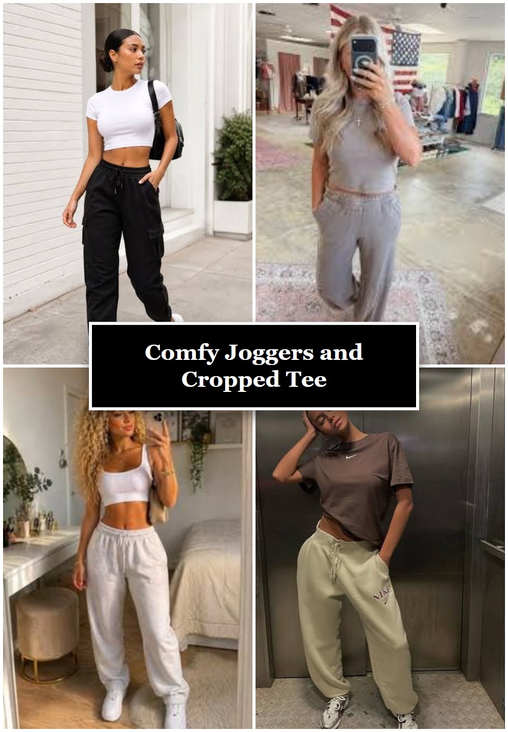 Comfy Joggers and Cropped Tee