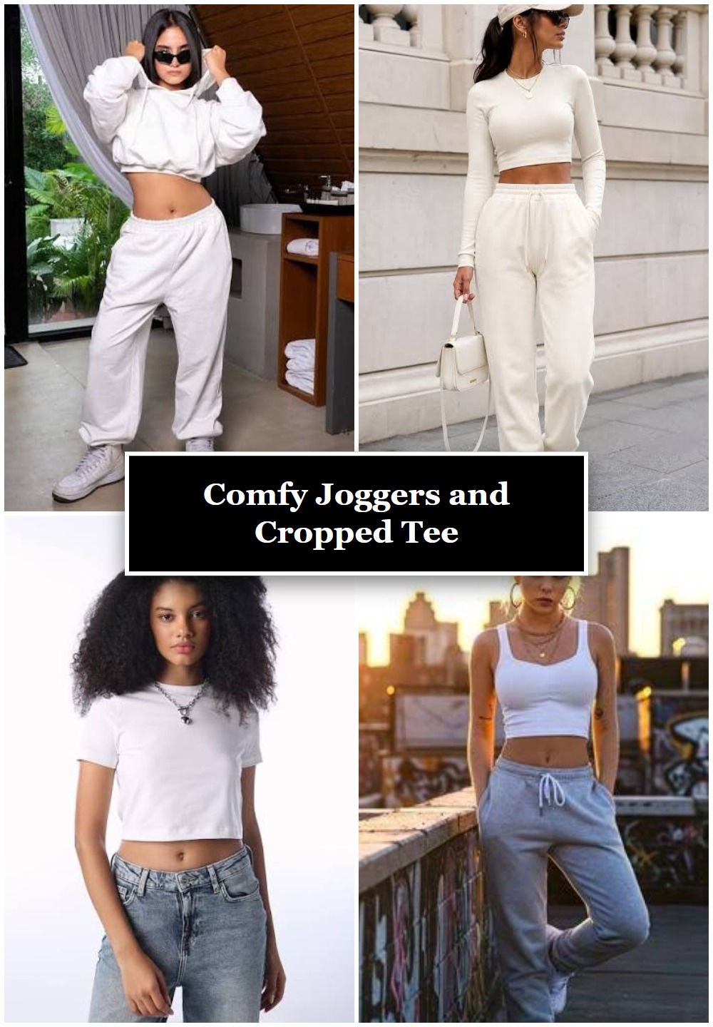 Comfy Joggers and Cropped Tee