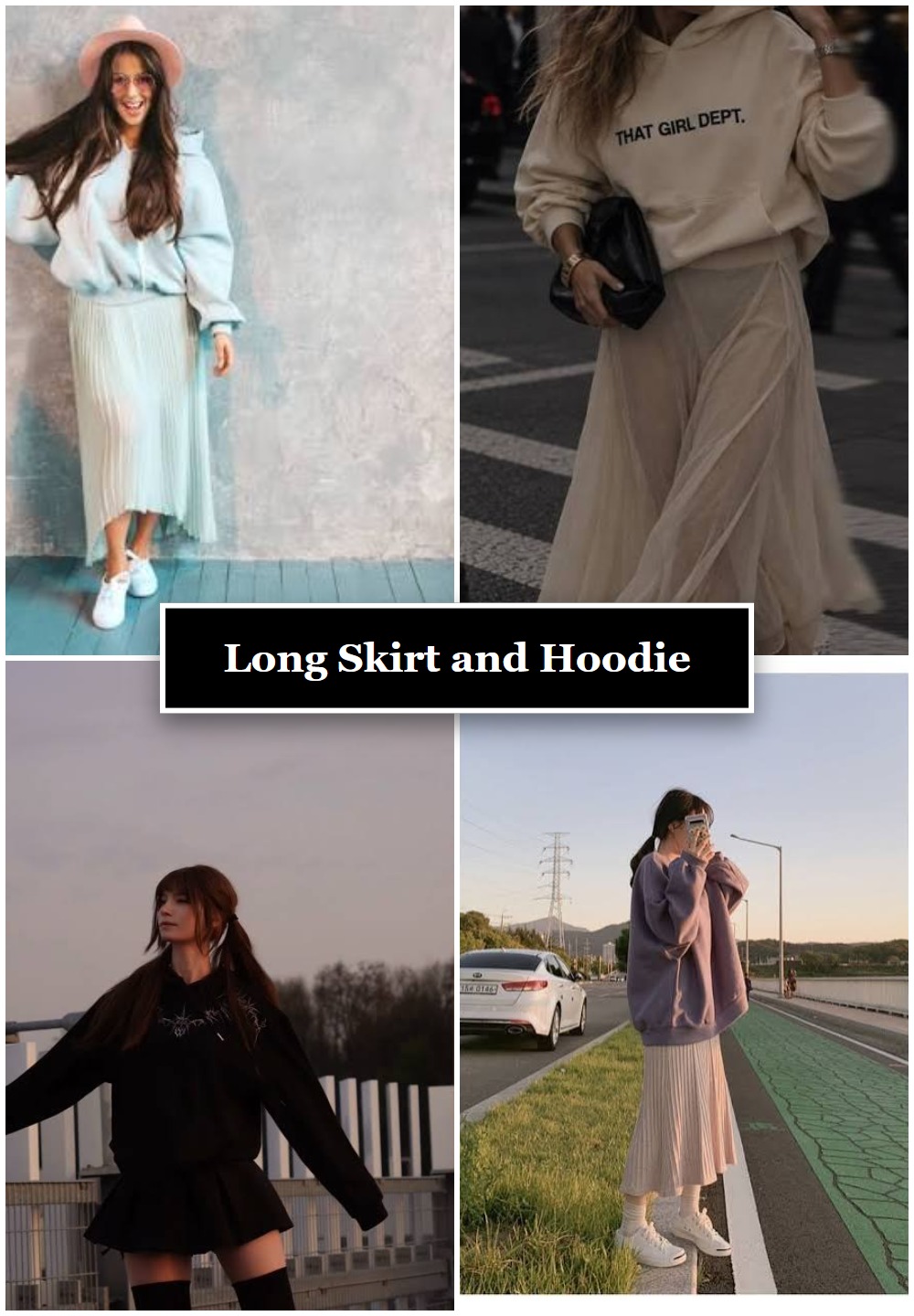 Long Skirt and Hoodie