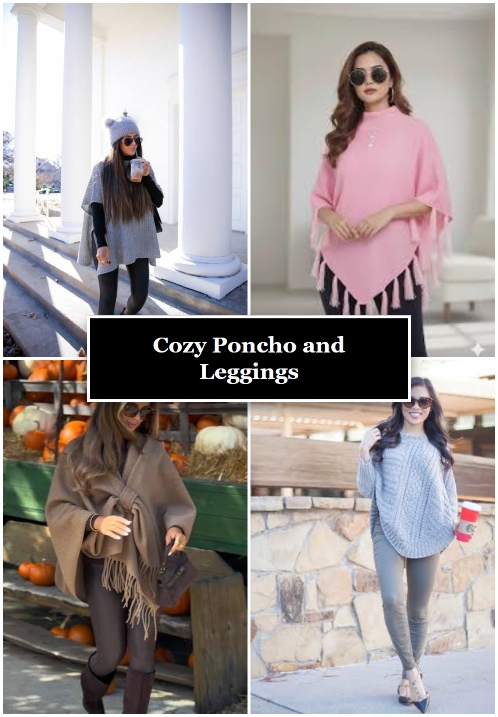 Cozy Poncho and Leggings