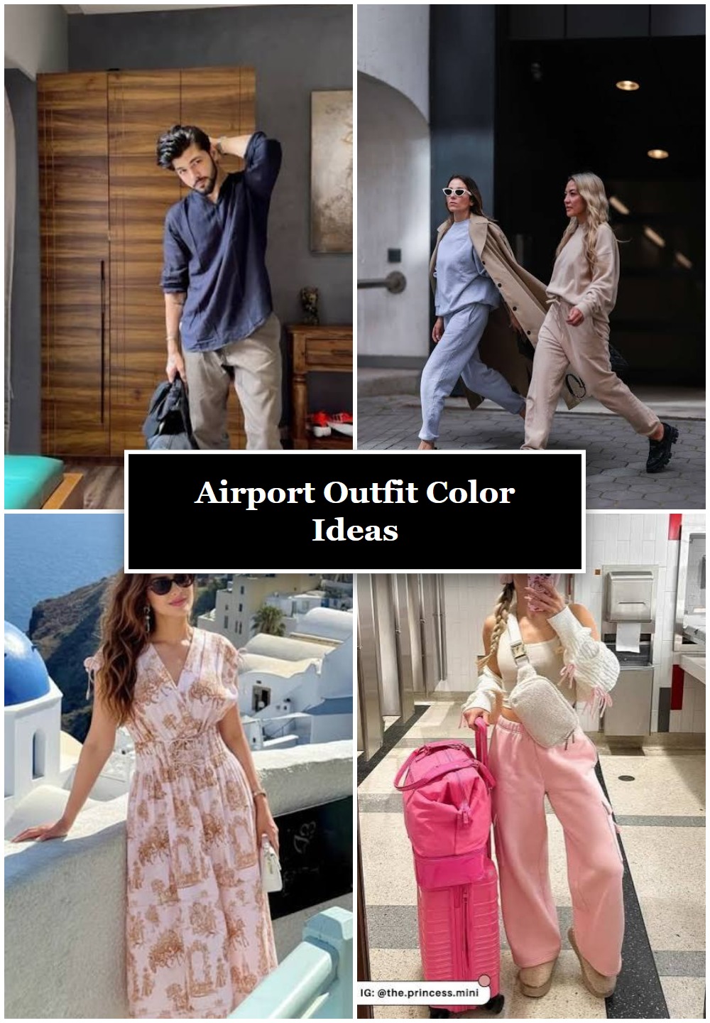 Airport Outfit Color Ideas