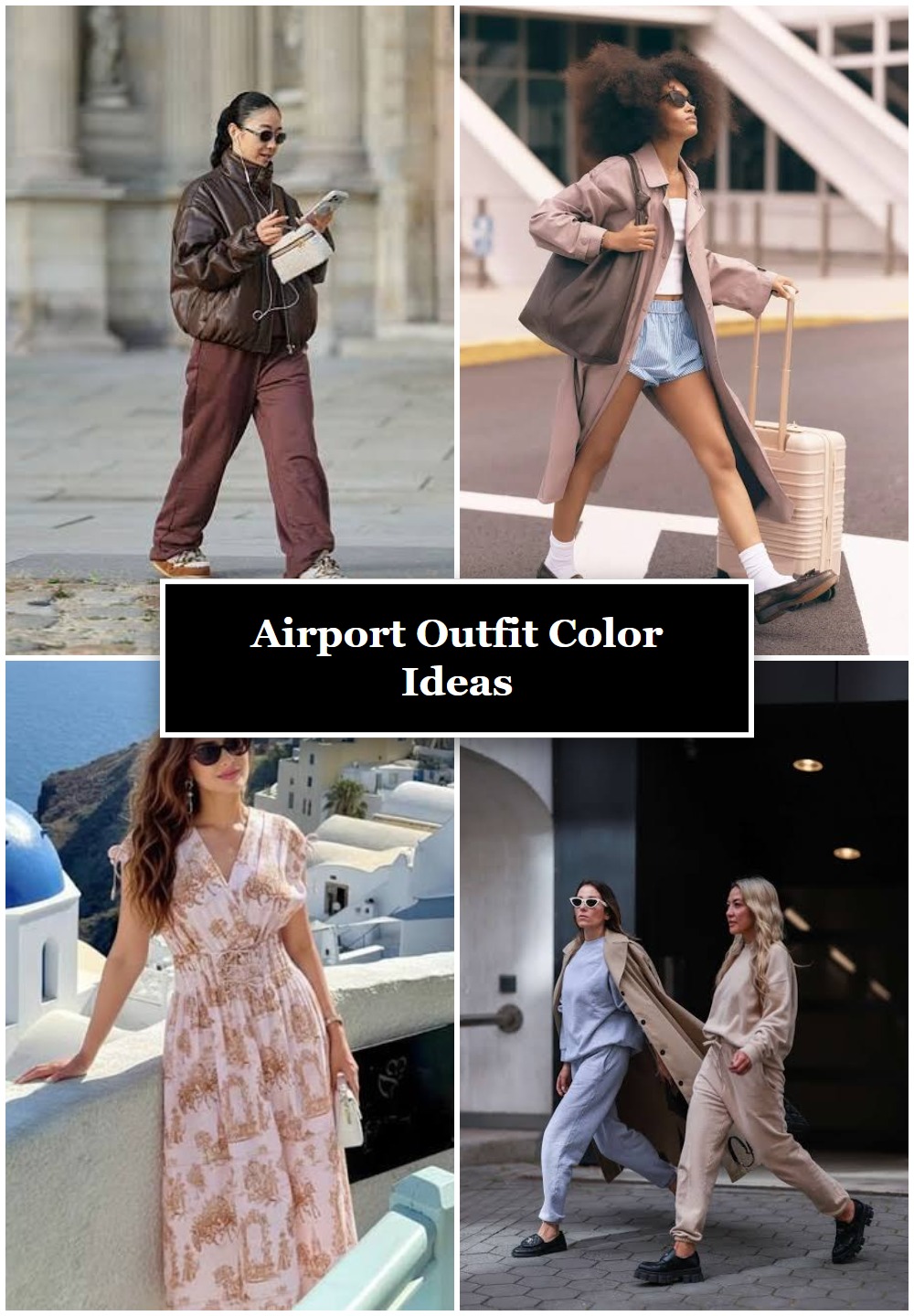 Airport Outfit Color Ideas