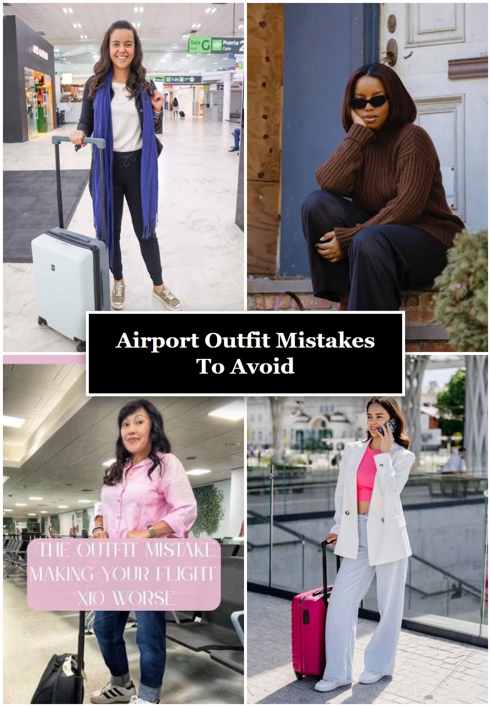 Airport Outfit Mistakes To Avoid
