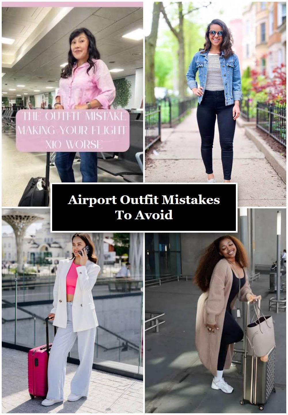Airport Outfit Mistakes To Avoid