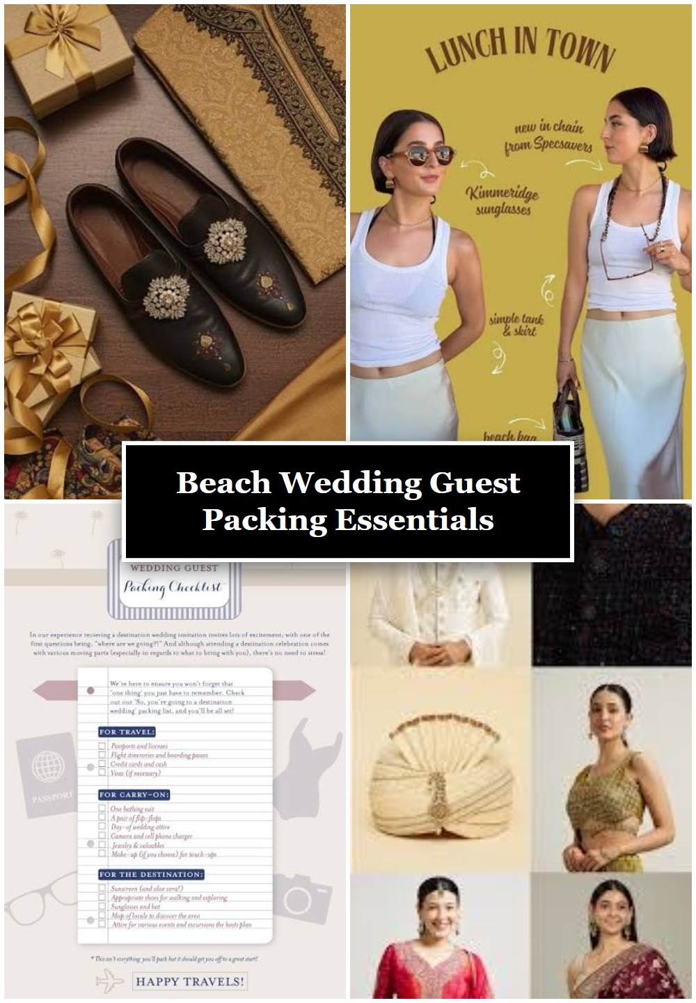 Beach Wedding Guest Packing Essentials