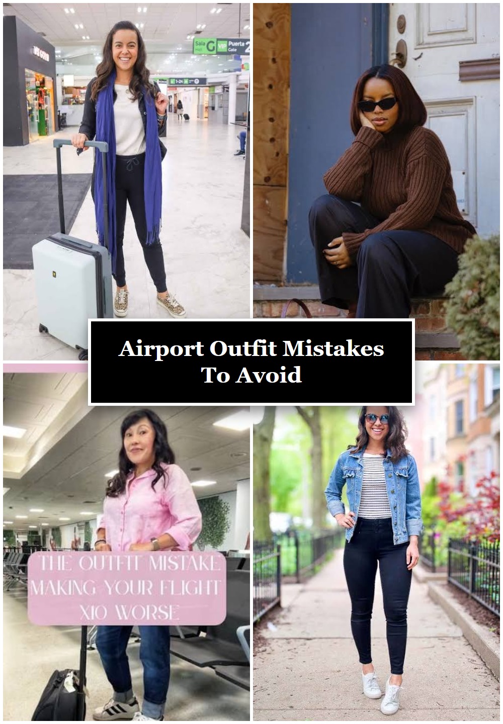 Airport Outfit Mistakes To Avoid