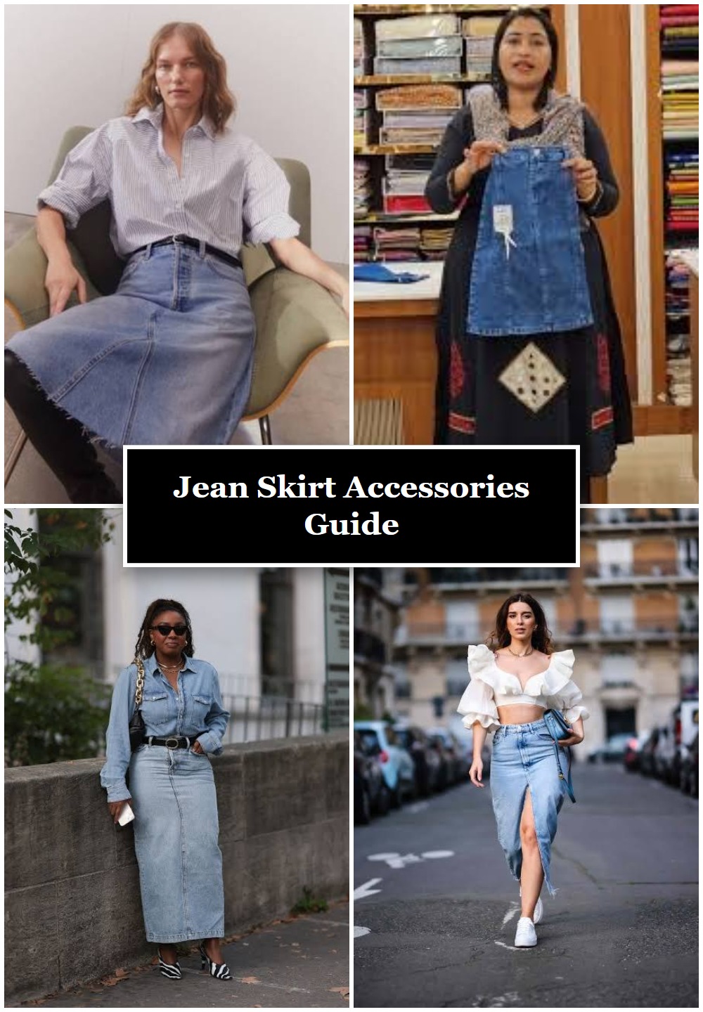 Jean Skirt Accessories Guide